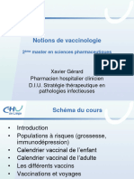 Vaccinologie 2ème Master ULg 2011-2012 XG