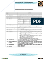 Ficha Técnica de Maquinaria para El Proceso de Alimentos