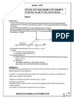 Fiche D'exercice de Champ G Et Champ e