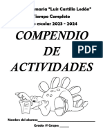 Actividades de Trabajo Primer Grado