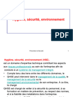 Hygiène, Sécurité, Environnement