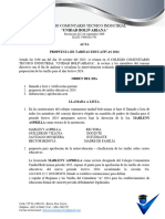 Acta de Costos Educativos 2024 - Propuesta