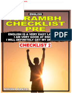 English Pre Aarambh Checklist by Nimisha Mam 24 Jan 2024 2 1