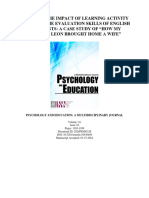 Assessing The Impact of Learning Activity Sheets On The Evaluation Skills of English 10 Students: A Case Study of "How My Brother Leon Brought Home A Wife"