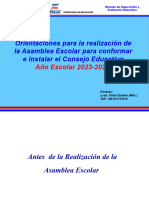 Asamblea Consejo Educativo