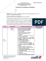 Ficha de Actividades Teletrabajo. Decimo Lengua