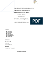 Informe de Investigación - 3572 - Cristalización de La Sal