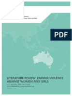 Literature Review Ending Violence Against Women and Girls