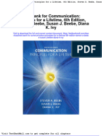 Full Test Bank For Communication Principles For A Lifetime 6Th Edition Steven A Beebe Susan J Beebe Diana K Ivy PDF Docx Full Chapter Chapter