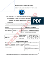 SEMIOLOGIE MEDICALE L2S4 Révisé