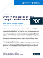 SubSaharan Africa - Overview of Corruption and Anticorruption 2020