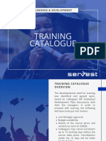 Servest Training Catalogue