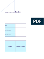 Interview Evaluation Template Excel 3