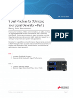 Best Practices For Optimizing Your Signal Generator - Part 2