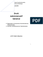 Cours Administratif Général L2