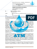 Informe #003 Nesecidad de Creacion de Una Unidad de Gestion Municipal