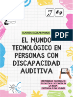 El Mundo Tecnológico en Personas Con Discapacidad Auditiva