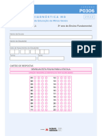 Avaliação Diagnóstica MG: Língua Portuguesa