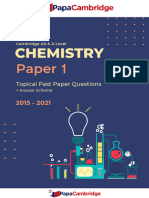 Chemistry 9701 Paper 1 - Carboxylic Acids and Derivatives