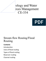 Flood Routing