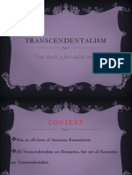 Transcendentalism: Now That's A Five-Dollar Word!