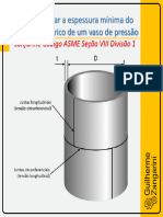 Espessura Minima de Vaso Pressao