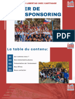 Dossier de Sponsoring - Fashion Night