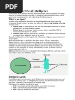 Agents in Artificial Intelligence
