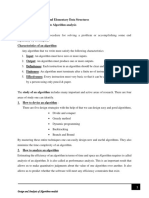 Design and Analysis of Algorithms Module