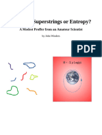 Gravity: Superstrings or Entropy?