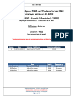 Déployer Windows 11 22H2 Avec MDT