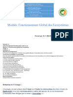 Fonctionnement Global Des Ecosystemes