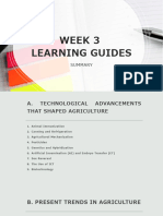 Summary of Week 3 Learning Guides