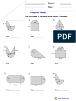 Practice Circle Compound Shape (Whole Number - 1)