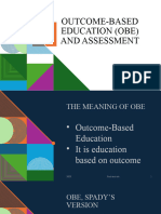 Outcome Based Education Obe and Assessment Lesson 2