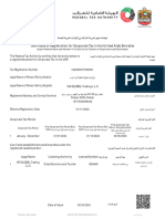 Corporate Tax Registration Certificate