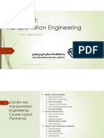 CONEN 442 Transportation Engineering Module1 S2024