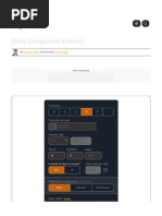 Daily Compound Interest Calculator