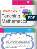 The Theories and Approaches in Teaching Mathematics