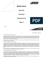 Chemistry Paper 3 TZ1 SL Markscheme