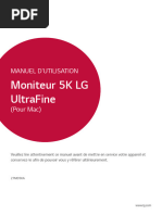 Notice Moniteur 5K LG