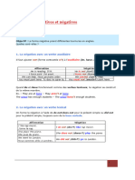 Anglais, Les Phrases, Fascicule 1