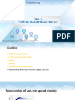 04 - Traffic Characteristics - Relationship Speed Volume Density