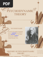 Psychodynamic Learning Theory