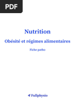 Nutrition Obésité