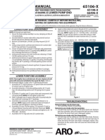 Operator'S Manual 65106-X: 65106-X, 65108-X and 66496-X LOWER PUMP END