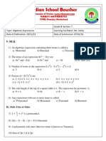 GR 7 - Math - CH - 12 - WS