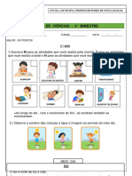 Avaliacao Do 3 - Ciencias