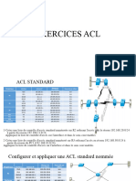 Exercices Acl Ipv4