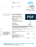 Facture Intermédiaire Période Janvier 2024: Une Question?